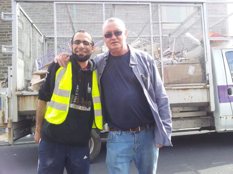 Chris Reid with Cllr Noordad Aziz